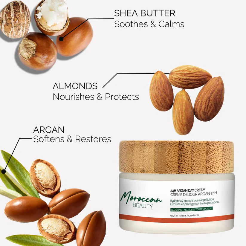 24h Argan Day Cream - Nourish & Protect 50ml