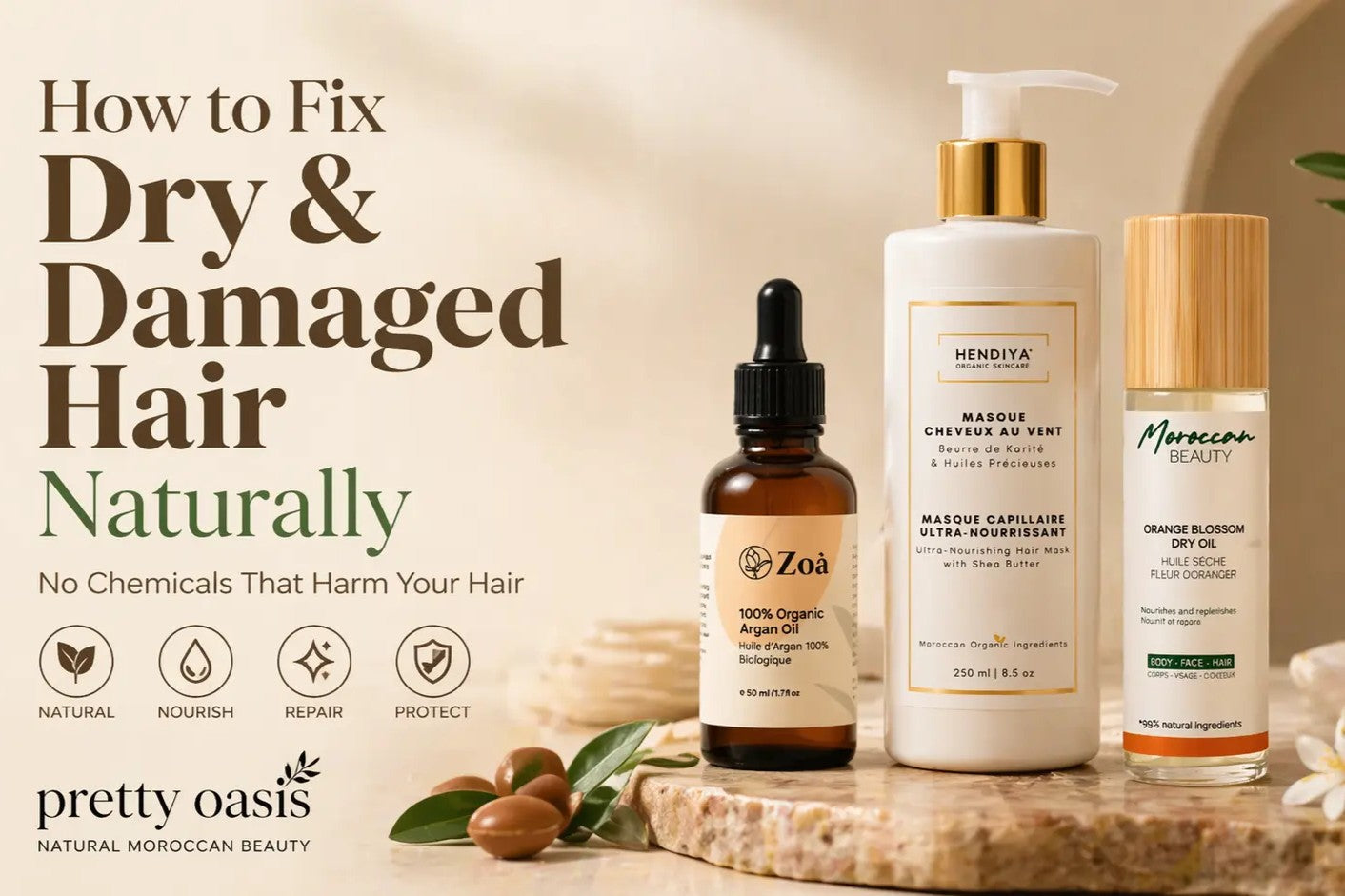 How to Fix Dry and Damaged Hair Naturally
