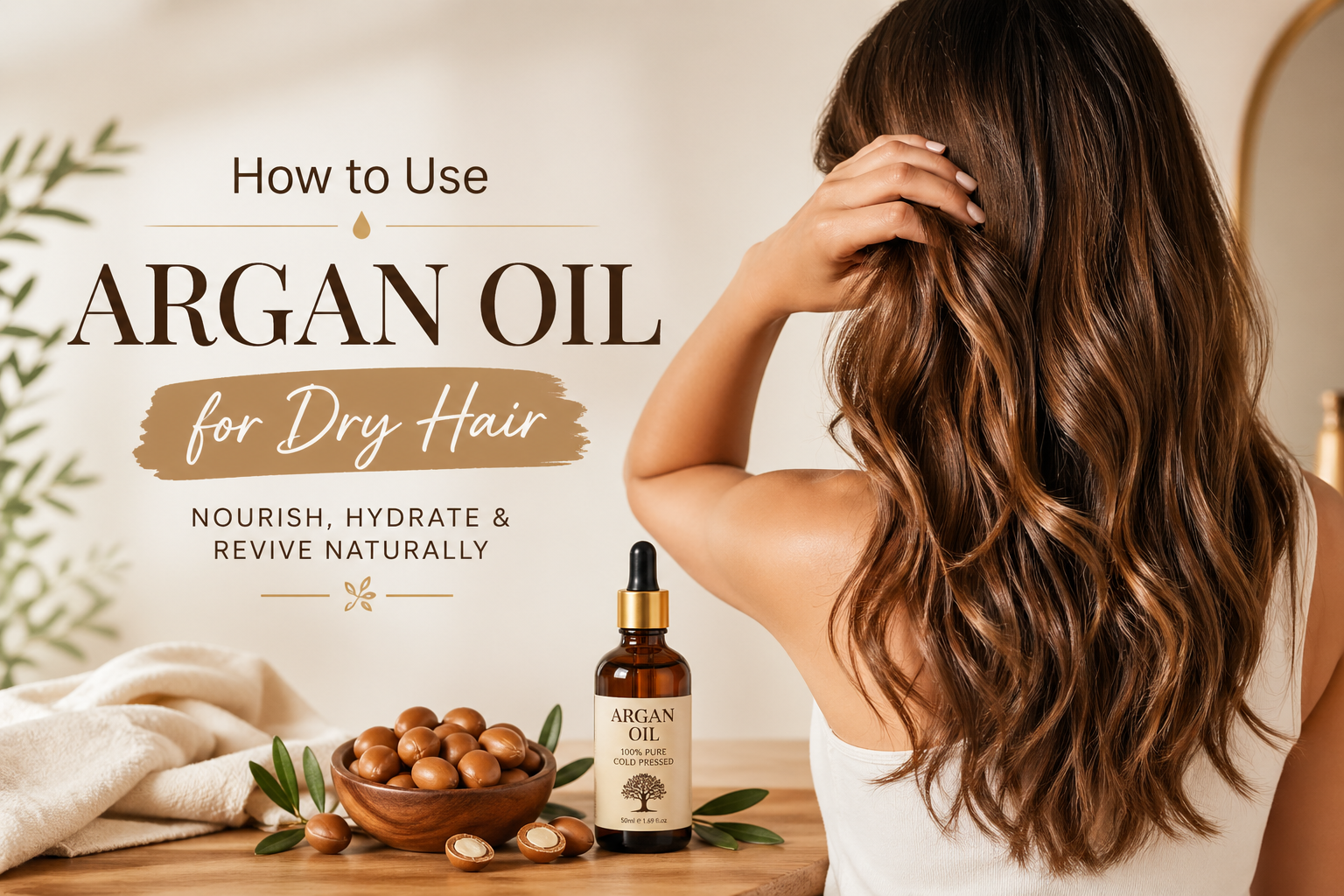 How to Use Argan Oil for Dry Hair (Step-by-Step Process That Actually Works)