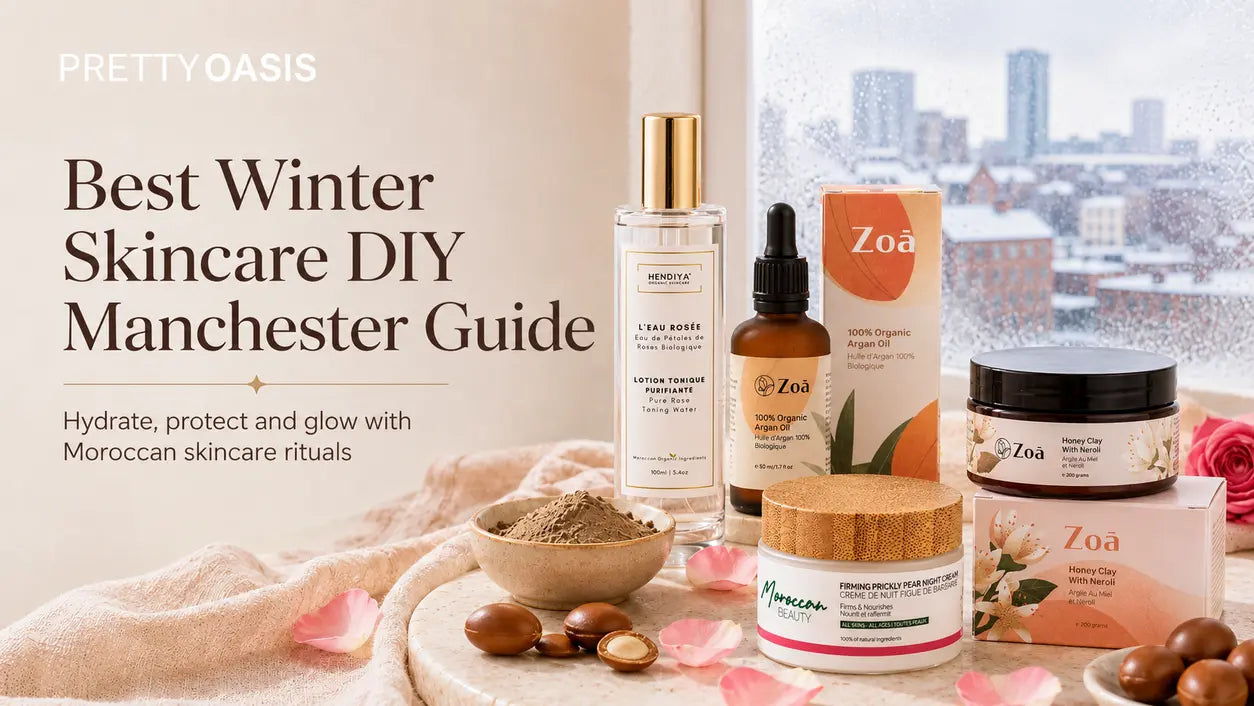 Winter Skincare DIY Manchester Moroccan rose water argan clay winter