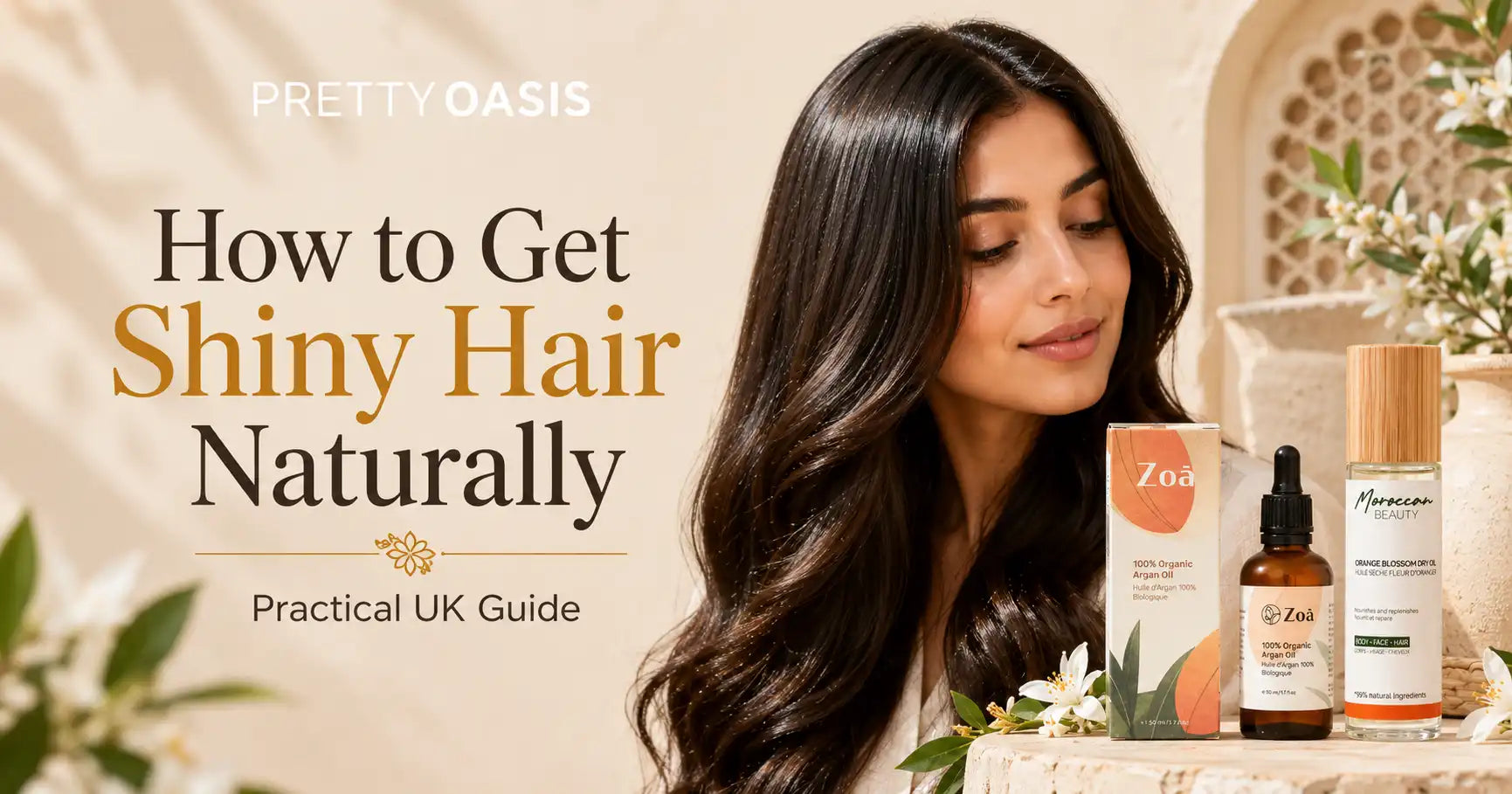 how to get shiny hair Pretty Oasis natural hair guide UK