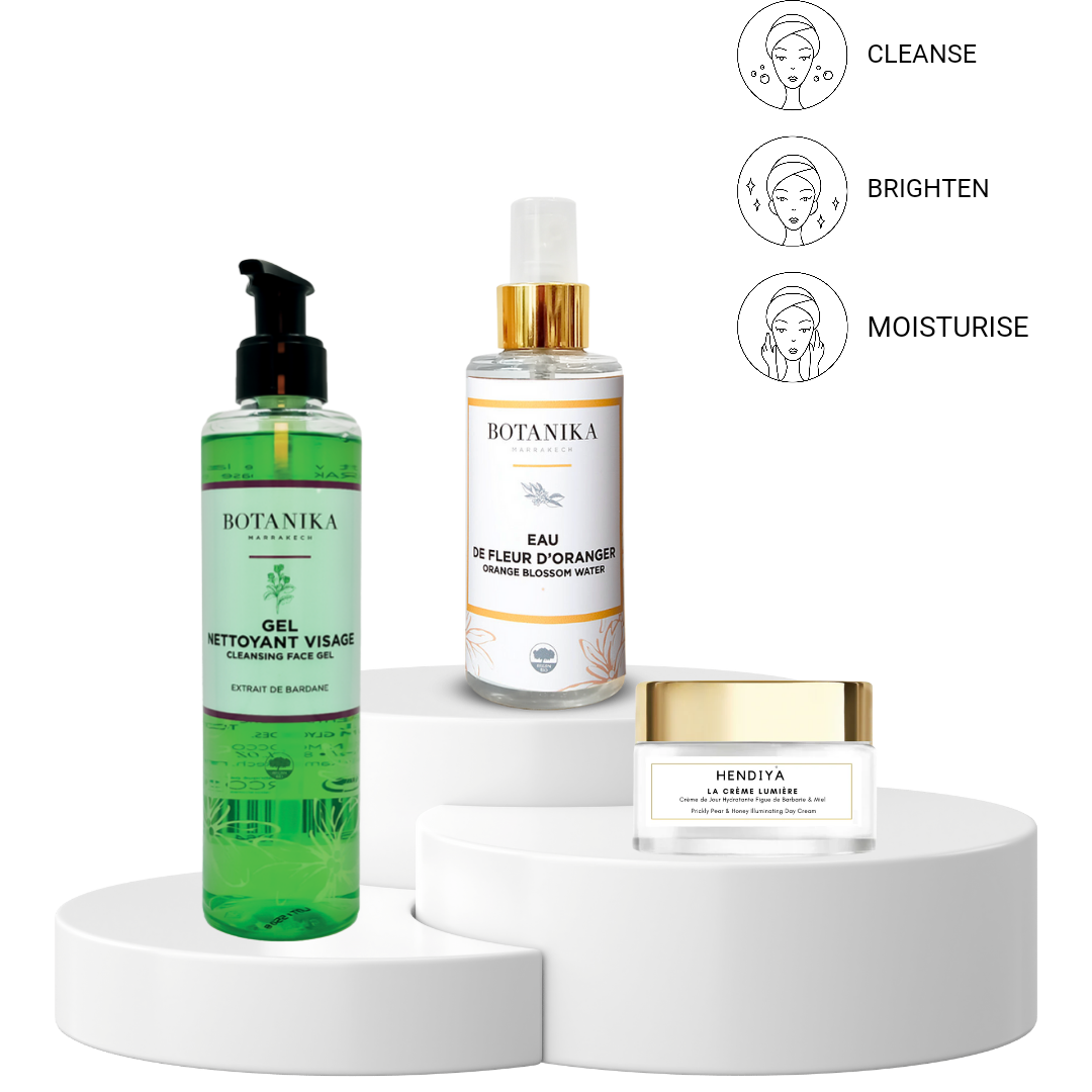 Daily Face Ritual: Cleanse, Brighten, Moisturise