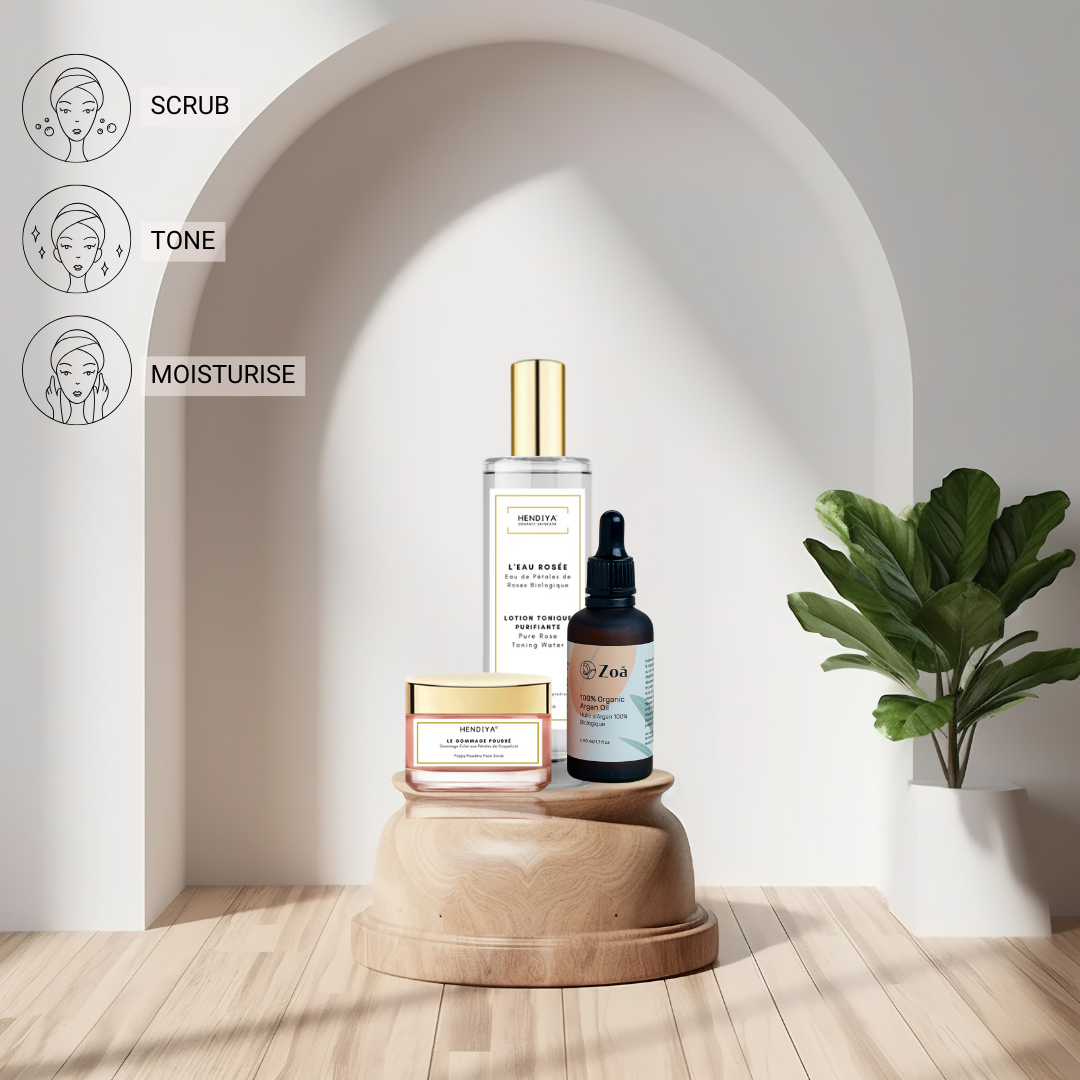 Weekly Face Ritual: Scrub, Tone, Moisturise