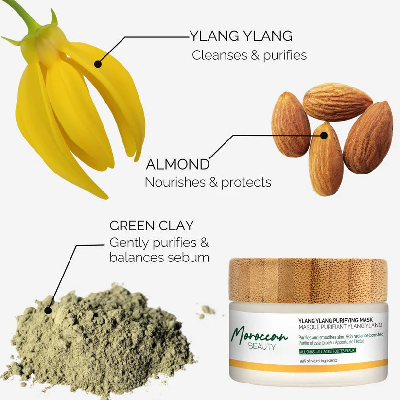 Ylang Ylang Purifying Mask - Purify &amp; Glow 50ml