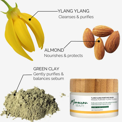 Ylang Ylang Purifying Mask - Purify &amp; Glow 50ml