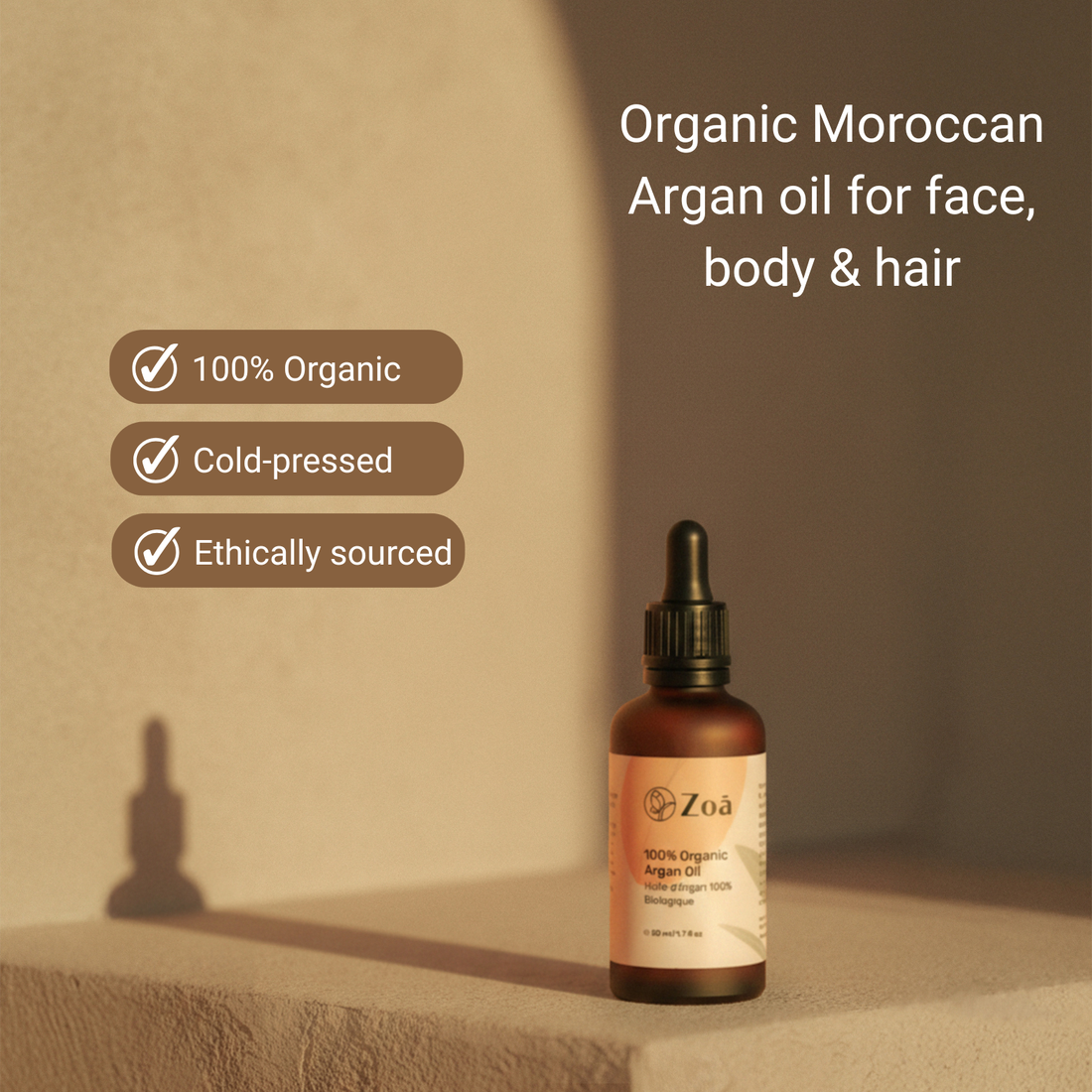 100% Organic Argan Oil 50ml